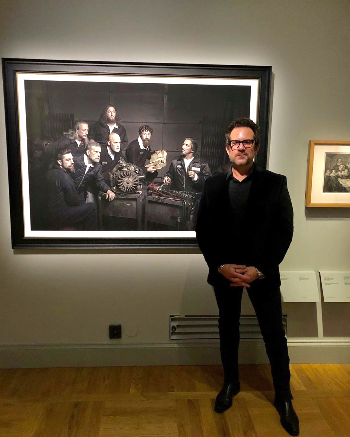 How have international contemporary artists been inspired by the classics of European art? And why is it these works, in particular, that have become known around the world?

Photographer Freddy Fabris at the opening event at the National Museum in Stockholm.
